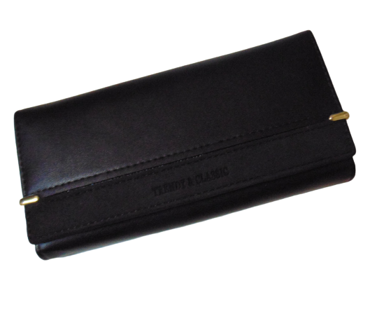 Кошелек женский на магнитах Trendy 7370 Черный (1898098199)