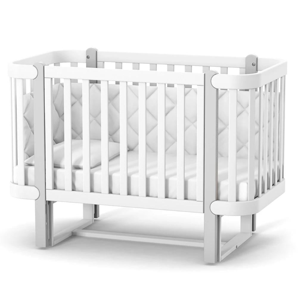 Дитяче ліжечко Veres ЛД 5 Монако 120x60 см Сірий