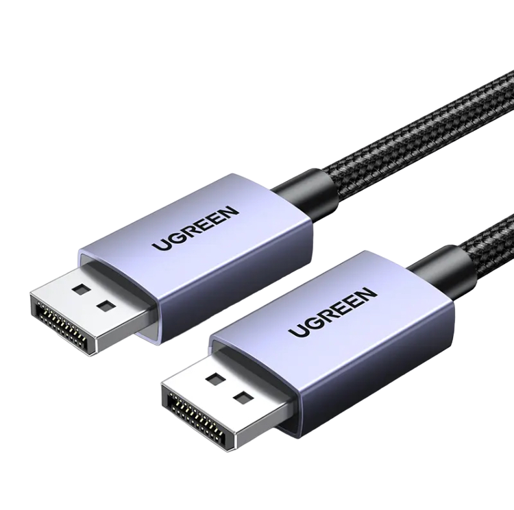 Кабель UGREEN DP118 DisplayPort v2.1 16K 1 м Черный (15383) - фото 1