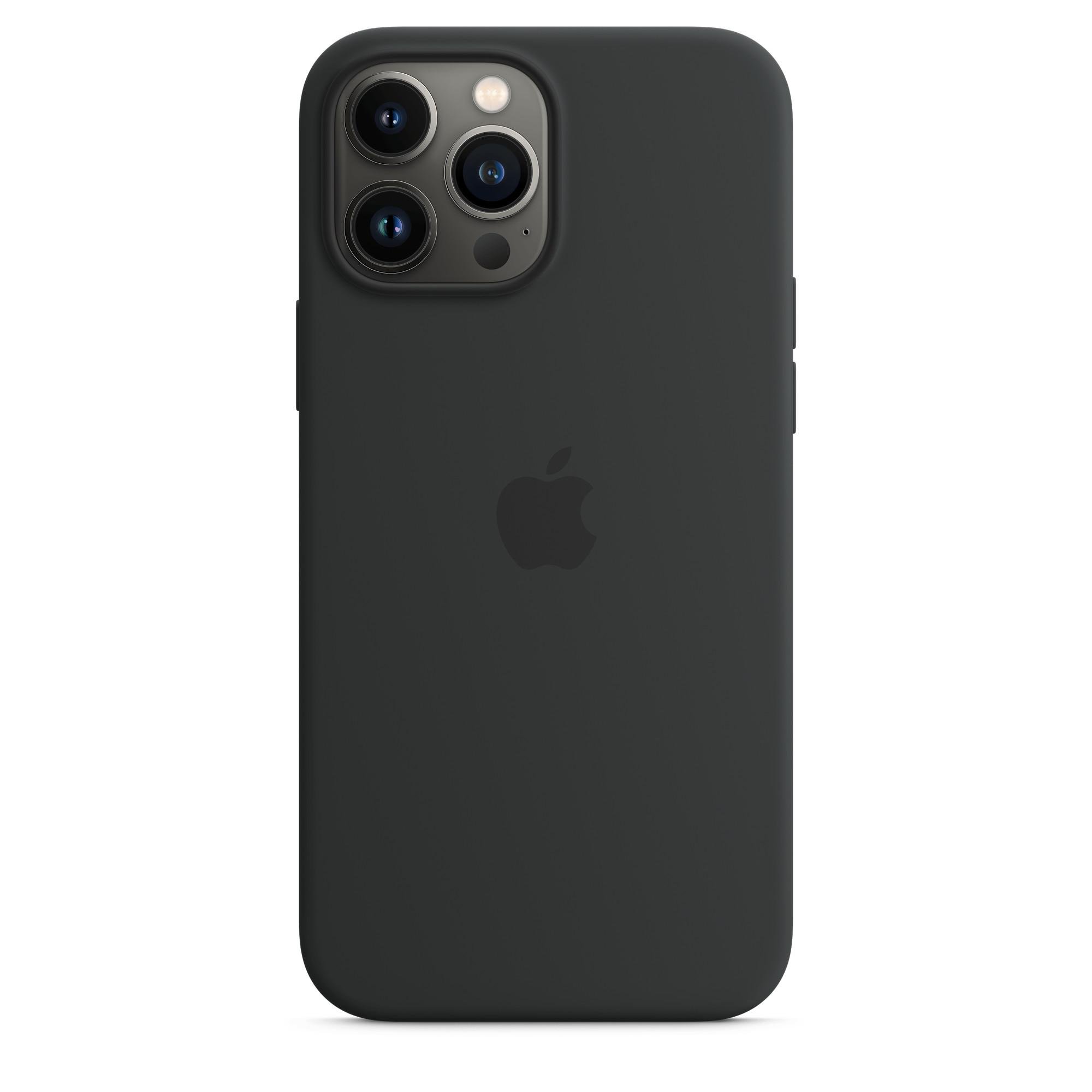 Чехол силиконовый оригинальный Silicone Case MM2U3ZE/A MagSafe для Apple Iphone 13 Pro Max Midnight (11774125) - фото 8