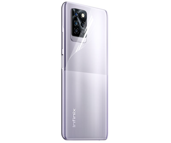 Противоударная гидрогелевая пленка Hydrogel Film для Infinix note 10 pro на заднюю панель, Transparent