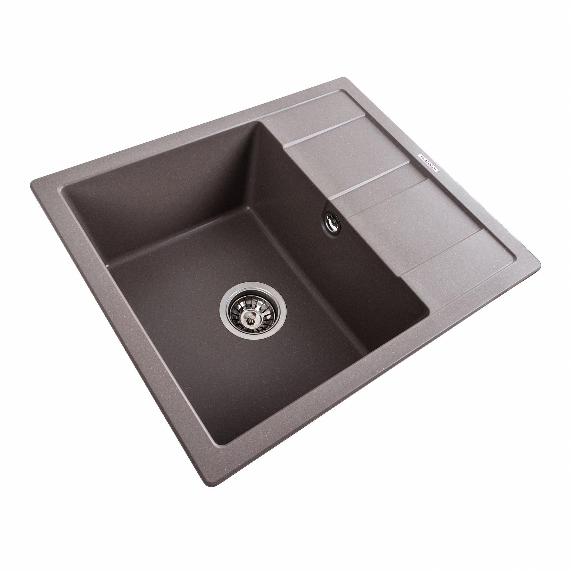 Мойка для кухни гранитная Platinum 5851 ARIA матовая Дюна - фото 2