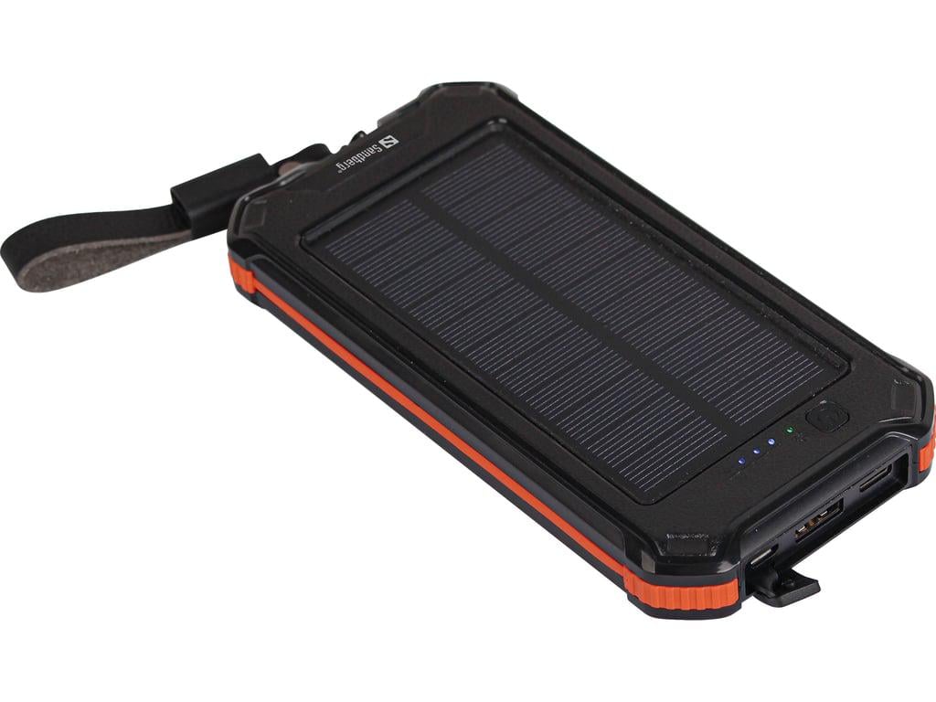 Повербанк із сонячною панеллю Sandberg Solar Powerbank 10000 mAh 3-in-1 (420-72) - фото 2 Повербанк із сонячною панеллю Sandberg Solar Powerbank 10000 mAh 3-in-1 (420-72) - фото 2