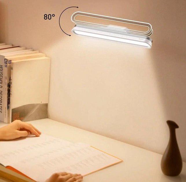 Лампа аккумуляторная магнитная Baseus Magnetic Charging Desk Lamp PRO 5W 1800 mAh Белый (12519661) - фото 5 Лампа аккумуляторная магнитная Baseus Magnetic Charging Desk Lamp PRO 5W 1800 mAh Белый (12519661) - фото 5
