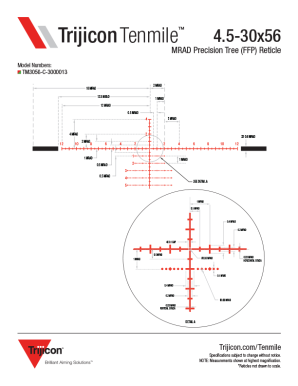 Приціл оптичний TRIJICON Tenmile 4.5-30x56 Red/Green MRAD Precision Tree FFP (72714037) - фото 5 Приціл оптичний TRIJICON Tenmile 4.5-30x56 Red/Green MRAD Precision Tree FFP (72714037) - фото 5