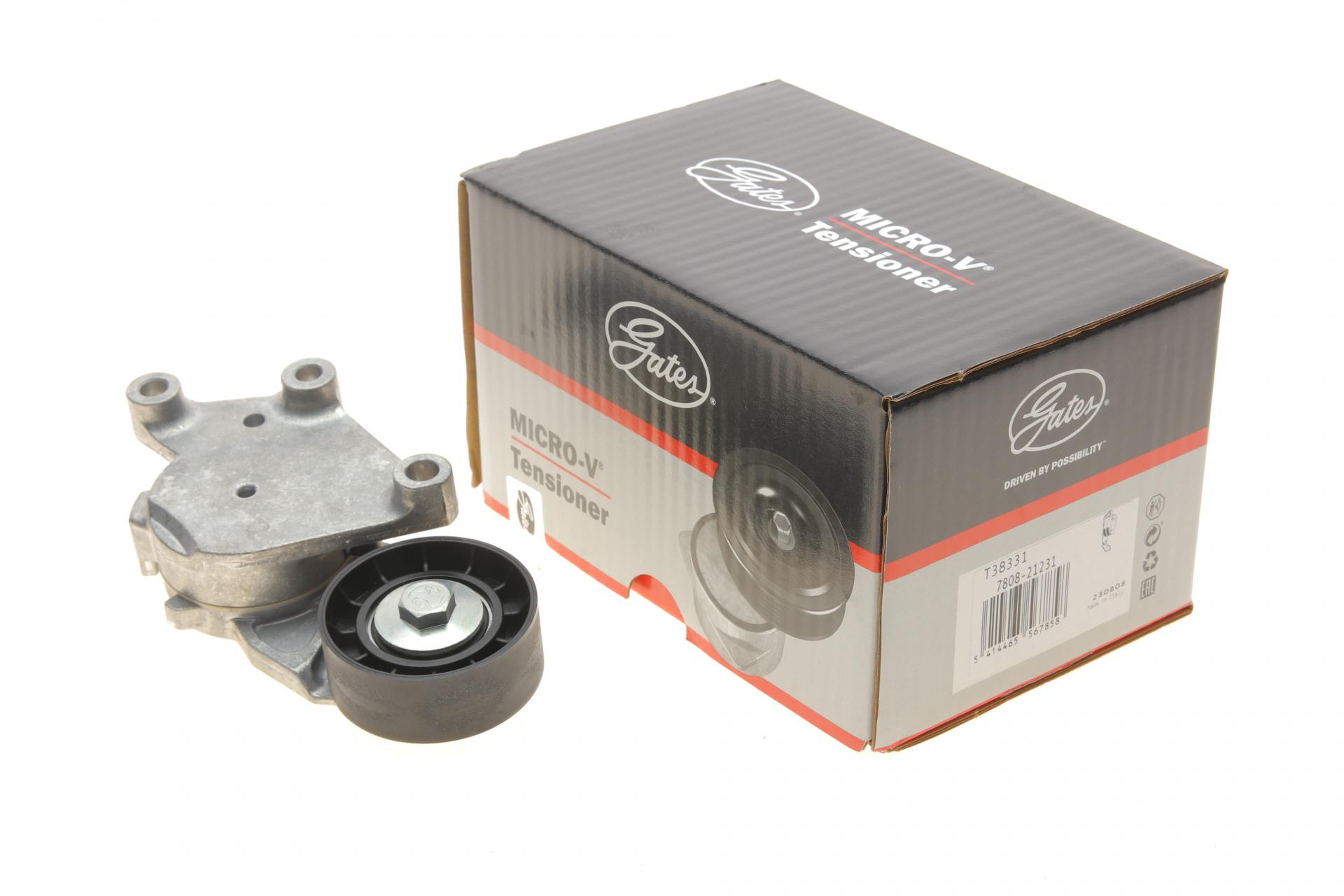 Натяжник ремня генератора GATES Citroen/Peugeot/Ford 1.4HDi/1.6TDCi 01- (T38331)