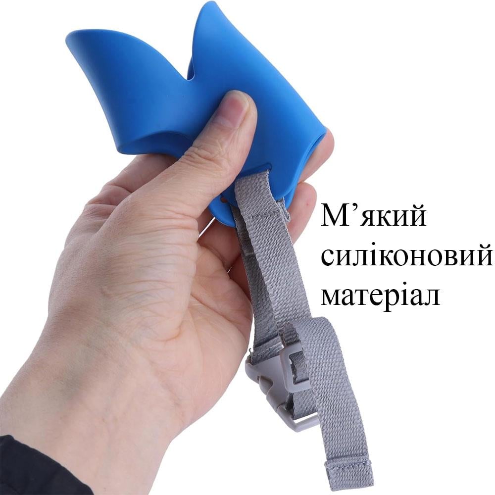Намордник утконос для собак силиконовый Синий (TA0141_3) - фото 6 Намордник утконос для собак силиконовый Синий (TA0141_3) - фото 6