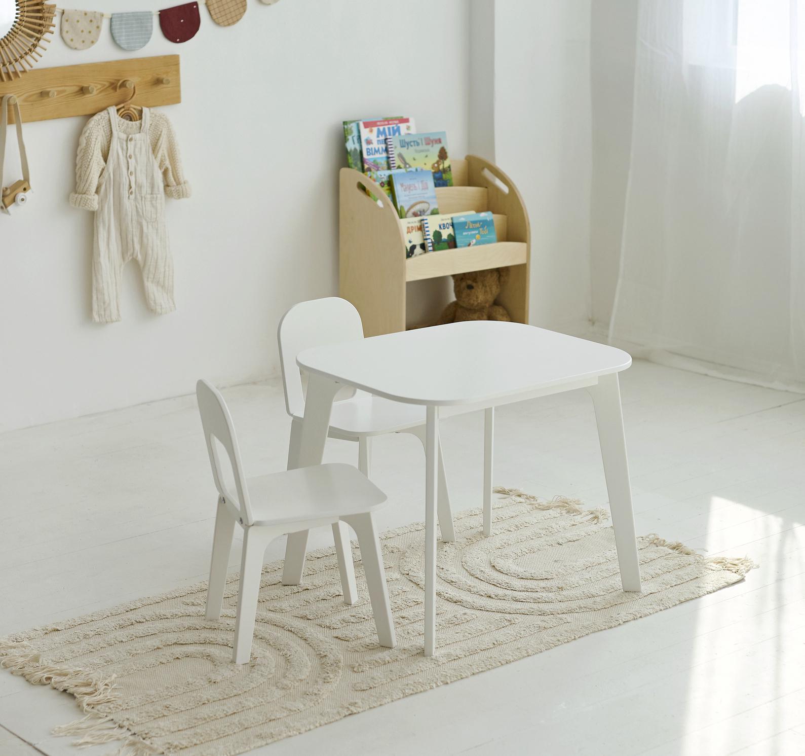 Дитячий столик і два стільчика Tatoy для дітей 2-4 років Білий - фото 5 Дитячий столик і два стільчика Tatoy для дітей 2-4 років Білий - фото 5