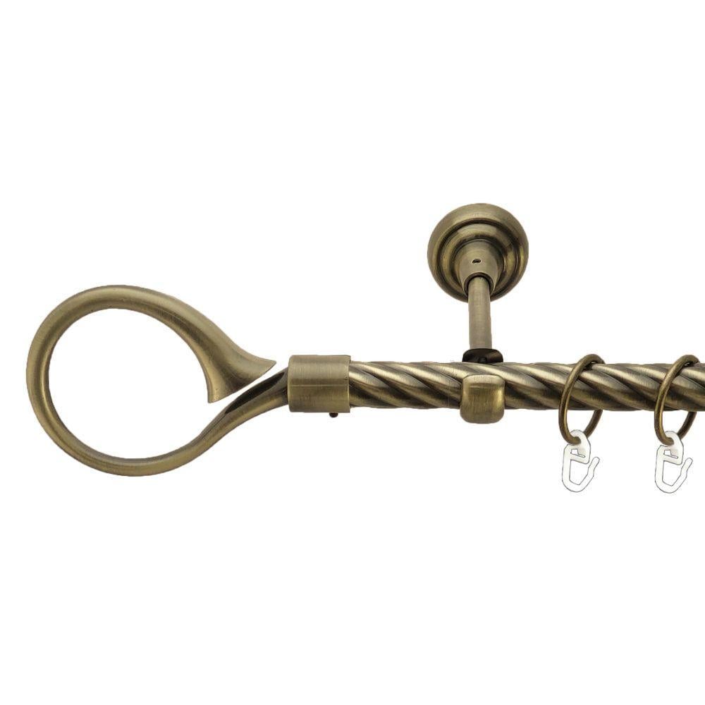 Карниз Orvit Скіпта однорядний скручений 19 мм 200 см Антик (00-00017182)