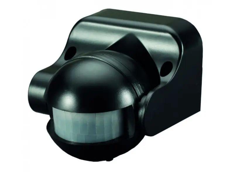 Датчик движения и освещенности Lumano LU-DD02-black настенный IP44 180° Черный (000017665)