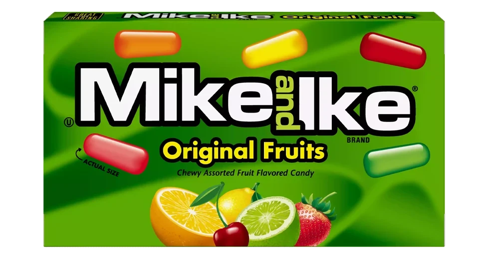 Цукерки Mike and Ike Original Fruits 141 г (2210491151)