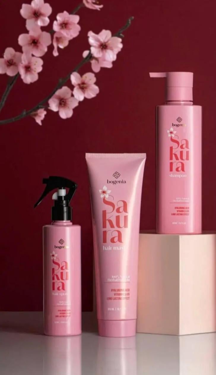 Набор для ухода за волосами Bogenia Sakura