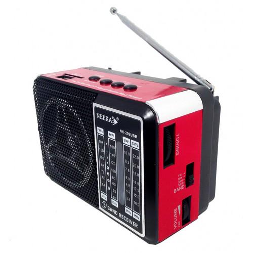 Радиоприемник FM NEEKA NK-202 USB портативный аккумуляторный Радиоприемник FM NEEKA NK-202 USB портативный аккумуляторный