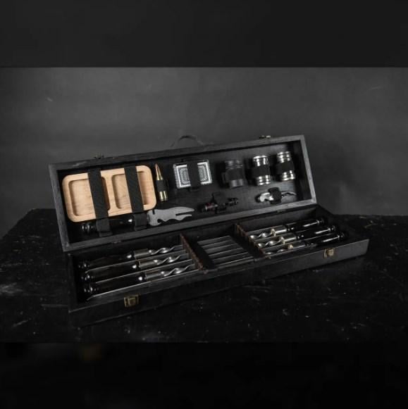 Набор для пикника Grills G008 на 6 человек большой Черный