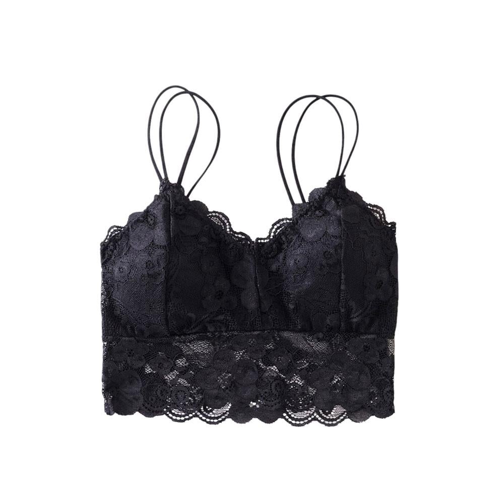 Топ кружевной One size Черный (TA0206_2)