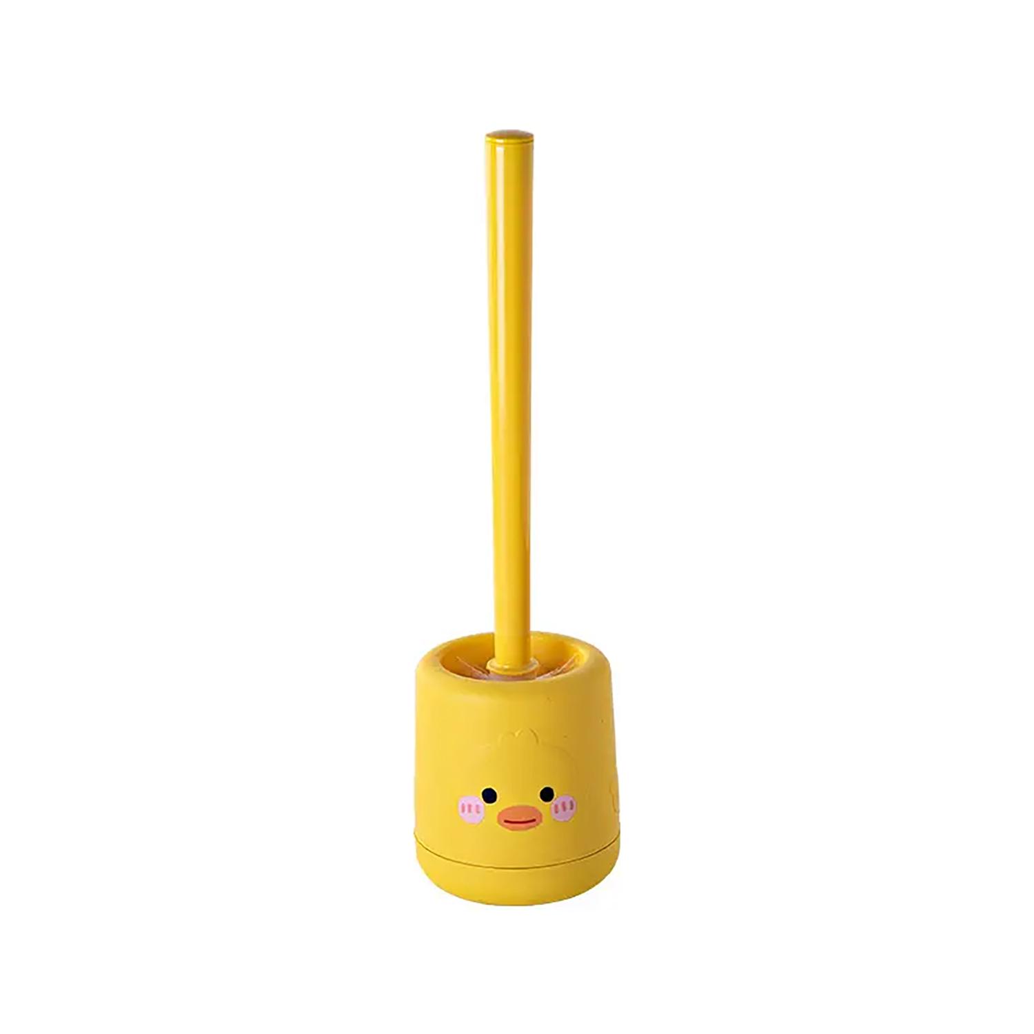 Ершик для унитаза из пластика с мягкой щетиной Yellow Duck (87616)