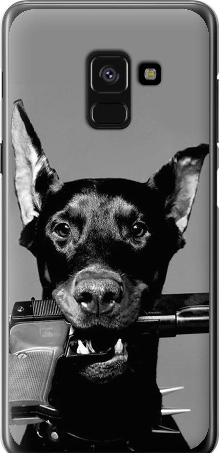 Чохол на Samsung Galaxy A8 2018 A530F Доберман (2745u-1344-42517)