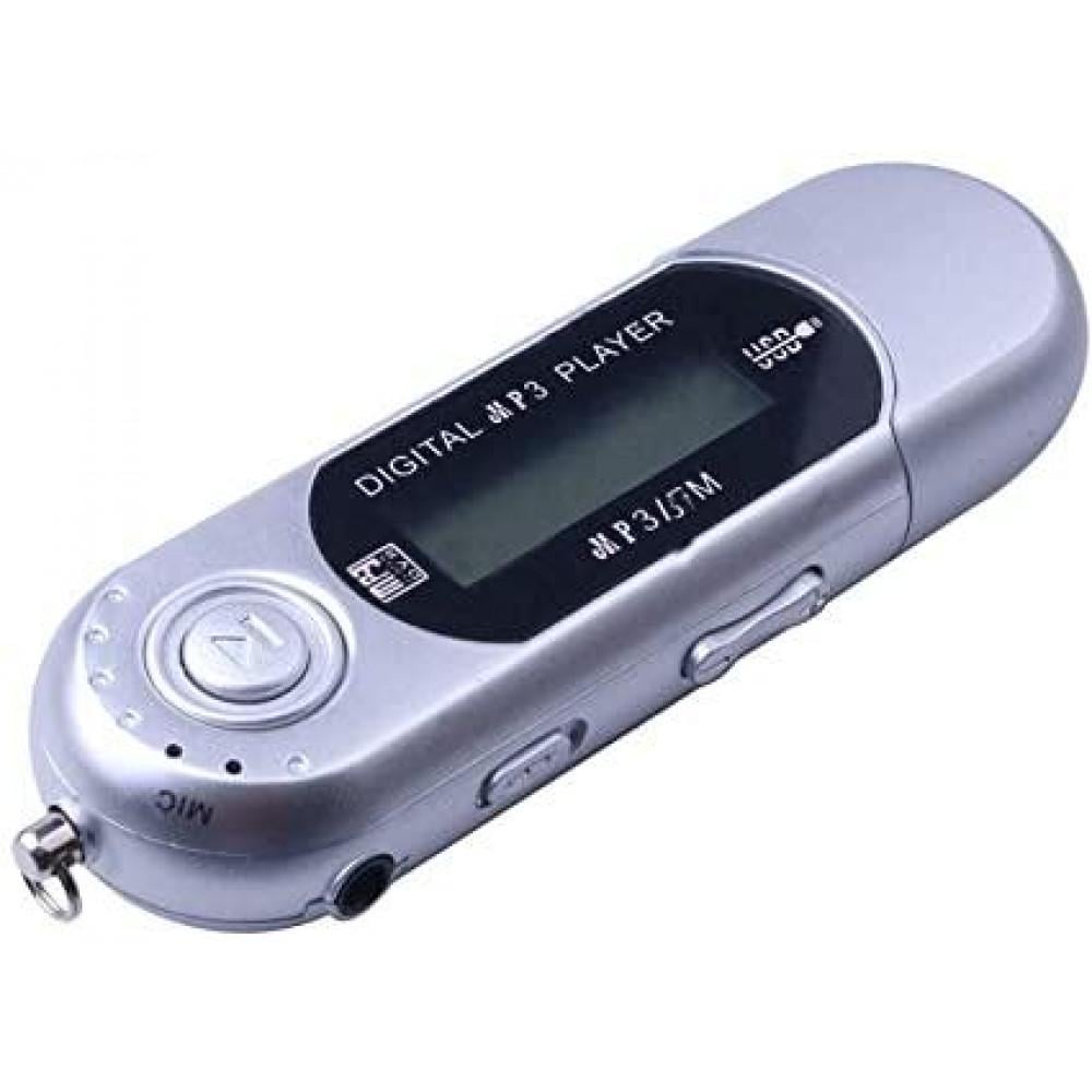 Плеер MP3 Greatlizard мини USB-флеш 4 Гб Серебристый