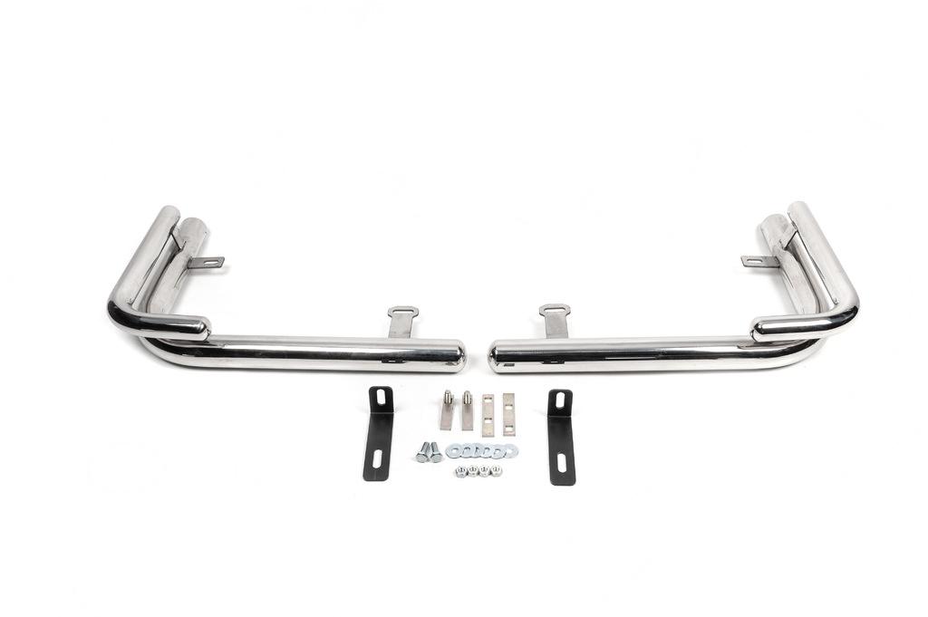 Задні куточки AK003-Double CAN для Mercedes Vito W639 2004-2014 рр. нержавіюча сталь Хром