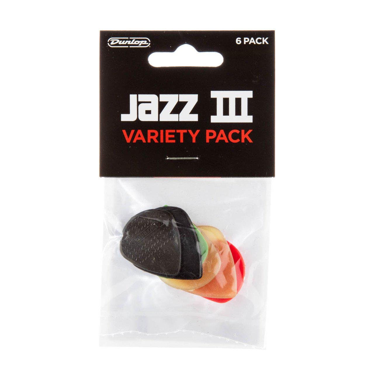 Набор медиаторов Dunlop PVP103 Jazz III Variety Pack 6 шт. (125947)