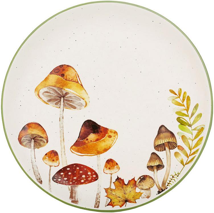 Тарелки обеденные керамические Лесная Поляна 2 шт. 26 см