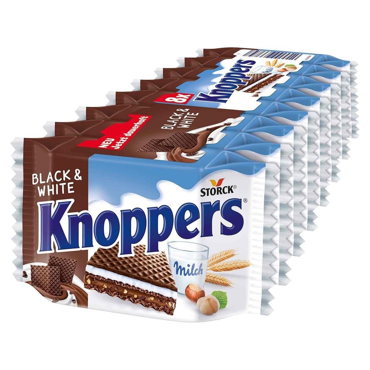 Вафлі Knoppers Black & White 8s 200 г (2008584816) Вафлі Knoppers Black & White 8s 200 г (2008584816)