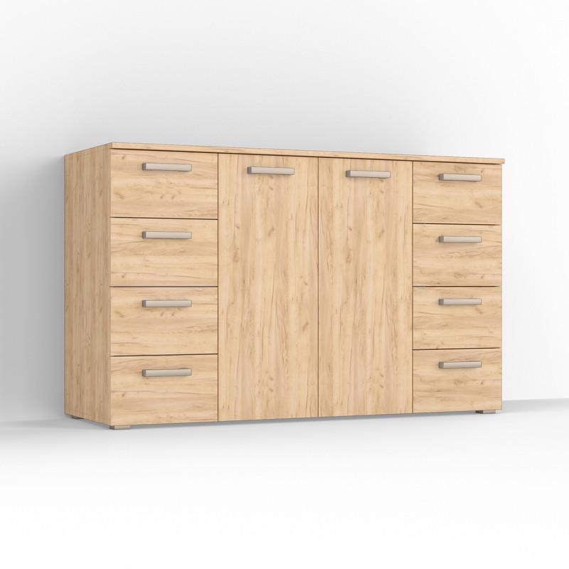 Комод Idea ТКБ-379.1 на 8 шухляд з дверима Дуб крафт (26718354) - фото 2 Комод Idea ТКБ-379.1 на 8 шухляд з дверима Дуб крафт (26718354) - фото 2