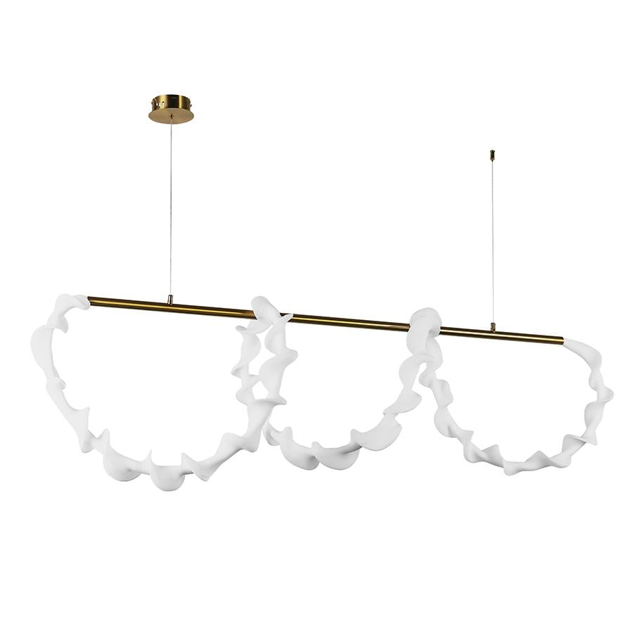 Люстра підвісна світлодіодна Levistella LED 7813177 1500 AB Бронза