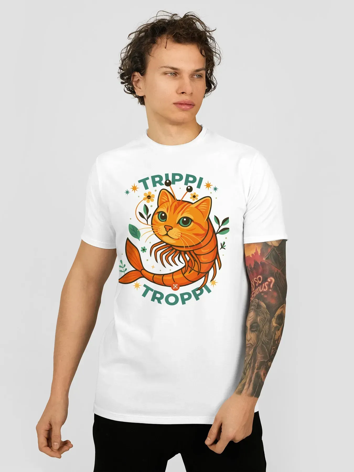 Футболка мужская Trippi Troppi S Белый (27001305)