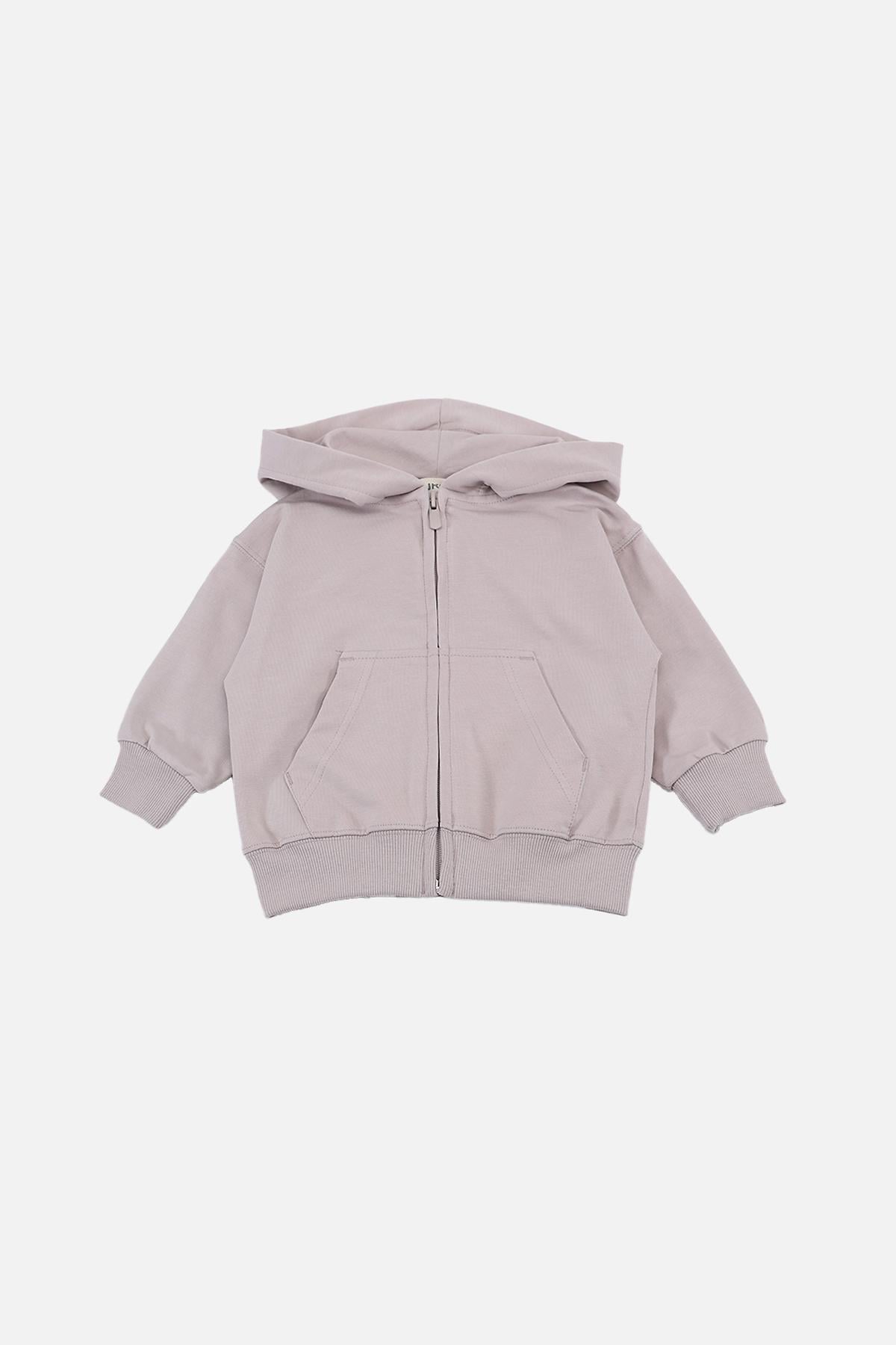 Толстовка детская Yuki для девочки на молнии 86 см Пудровый (ЦБ-00288388)