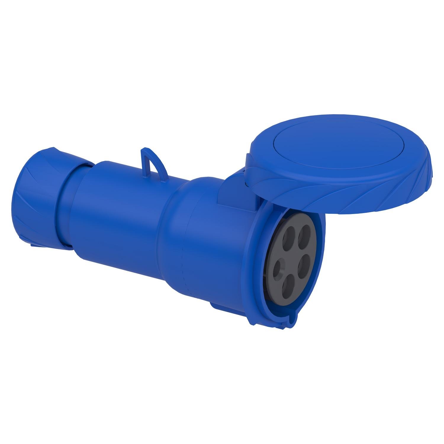 Силовая розетка Schneider Electric PratiKa 3P+N+E 32А 250 В переносная IP67 Синий (PKY32M725) Силовая розетка Schneider Electric PratiKa 3P+N+E 32А 250 В переносная IP67 Синий (PKY32M725)