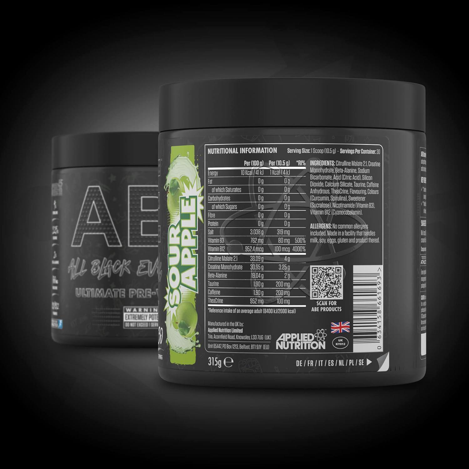 Комплекс предтренировочный Applied Nutrition ABE Sour Apple 315 г - фото 2