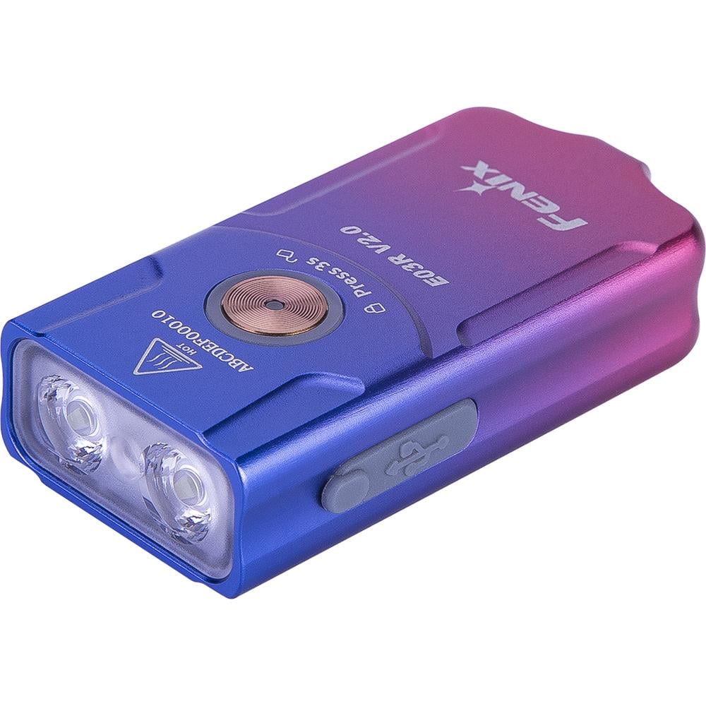Фонарик карманный Fenix E03R V2.0 500 лм Сиреневый