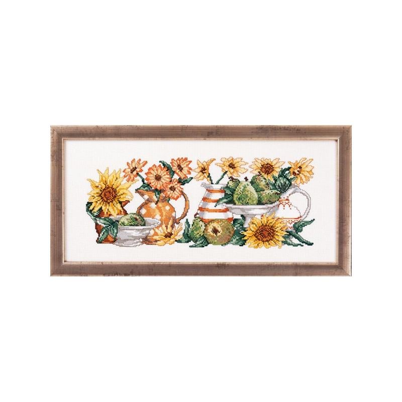 Набор для вышивания крестиком Permin 12-5186 Yellow flowers (23654) Набор для вышивания крестиком Permin 12-5186 Yellow flowers (23654)
