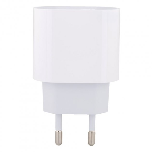 Зарядний пристрій USAMS Travel Adapter 20W USB-C to Lighting для швидкого заряджання White (0f72a1bc) - фото 2