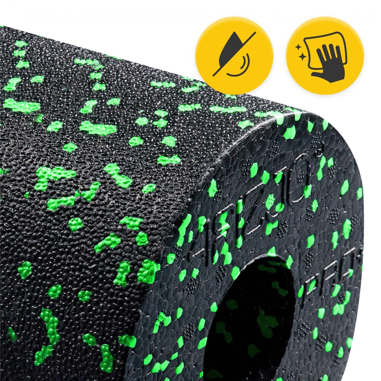 Масажний ролик 4fizjo EPP PRO+ гладкий 45x14,5 см Black/Green (P-5907739310590) - фото 6 Масажний ролик 4fizjo EPP PRO+ гладкий 45x14,5 см Black/Green (P-5907739310590) - фото 6