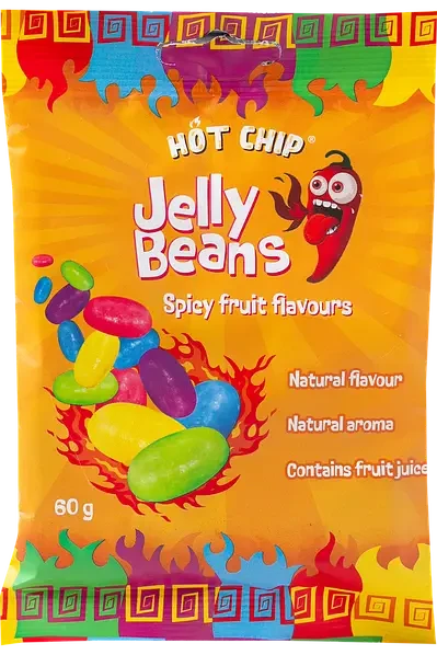 Драже HOT CHIP Jelly Beans Spicy Fruit 60 г (2268590231)