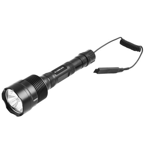 Ручной фонарь Q2880-3T6 с выносной кнопкой Black