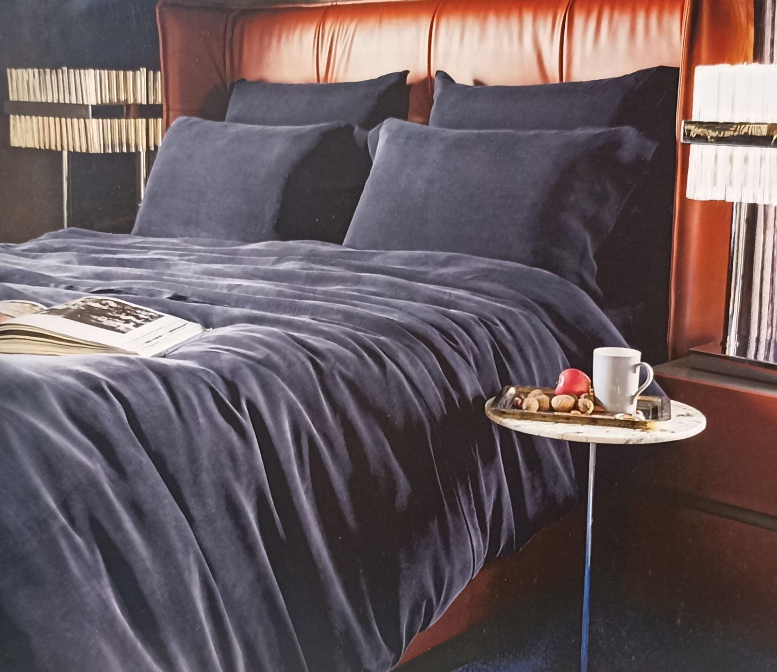 Комплект постельного белья Issimo Home Jade Vegan Silk 200x220 см Black (CN38392)