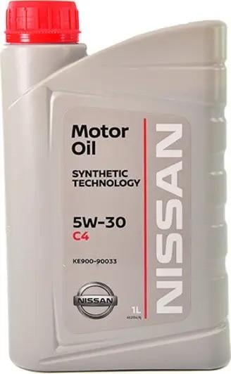 Моторное масло Nissan Motor Oil C4 DPF 5W-30 1 л (KE90090033) - фото 1