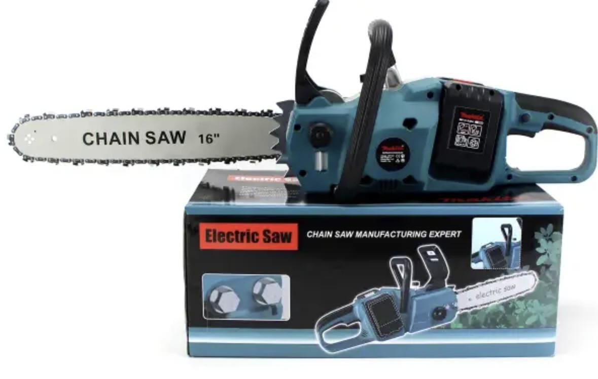 Пила цепная аккумуляторная Makita DUC 355 с двумя аккумуляторами Черный (30484888)