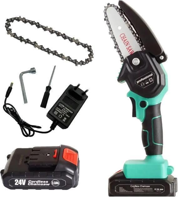 Пила цепная в чемодане с 2 аккумуляторами 36V с автоматической подачей масла (2666602723)