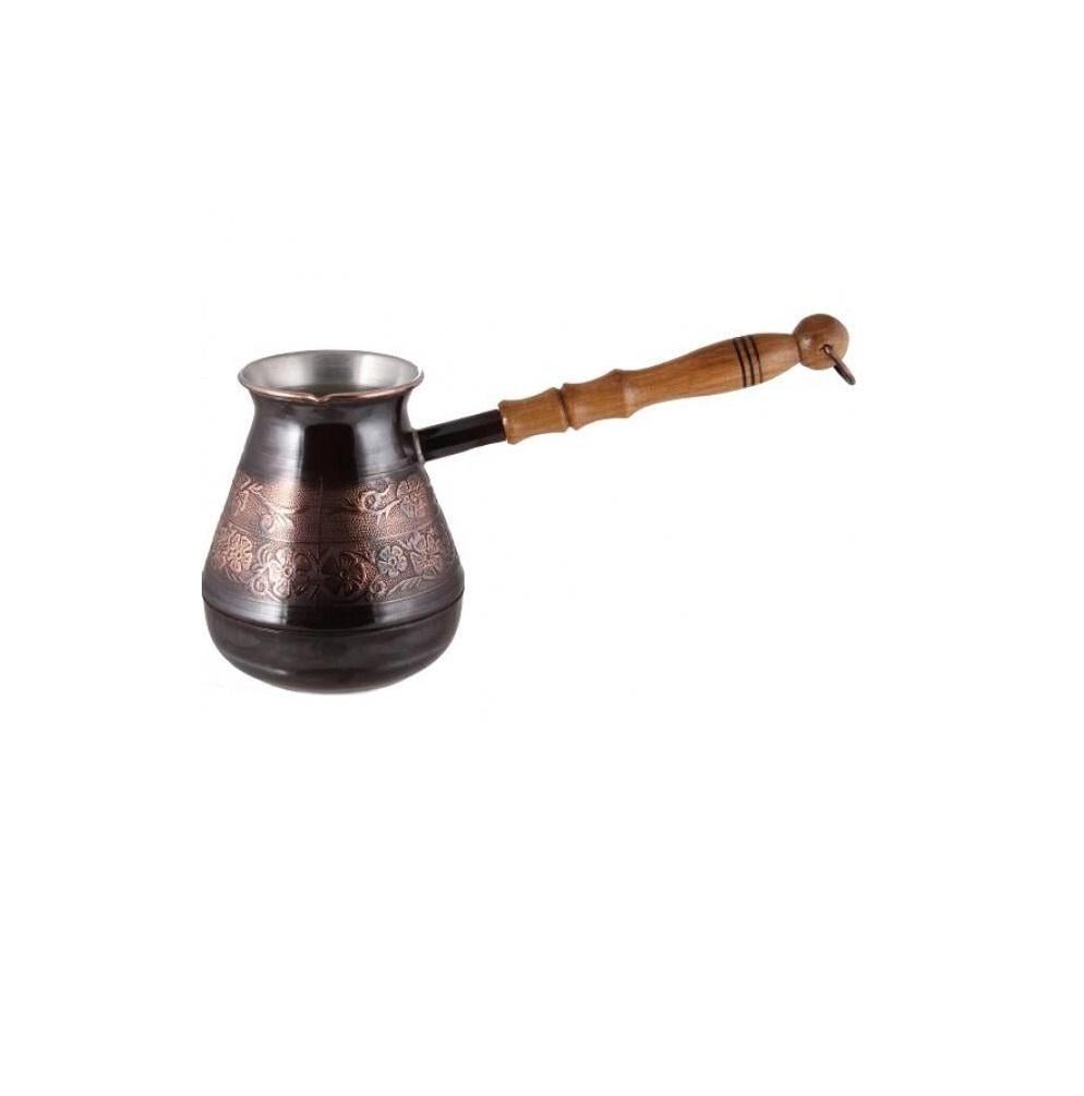 Турка медная Tramontina Цветочный орнамент темный 450 мл (2a994f5b)