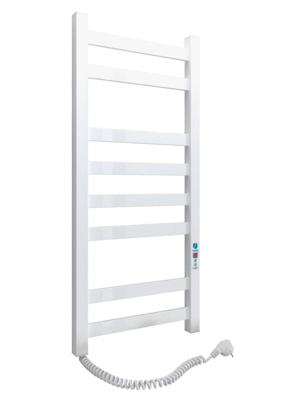Рушникосушка електрична NAVIN Авангард ліва Digital з таймером 360х800 мм Білий