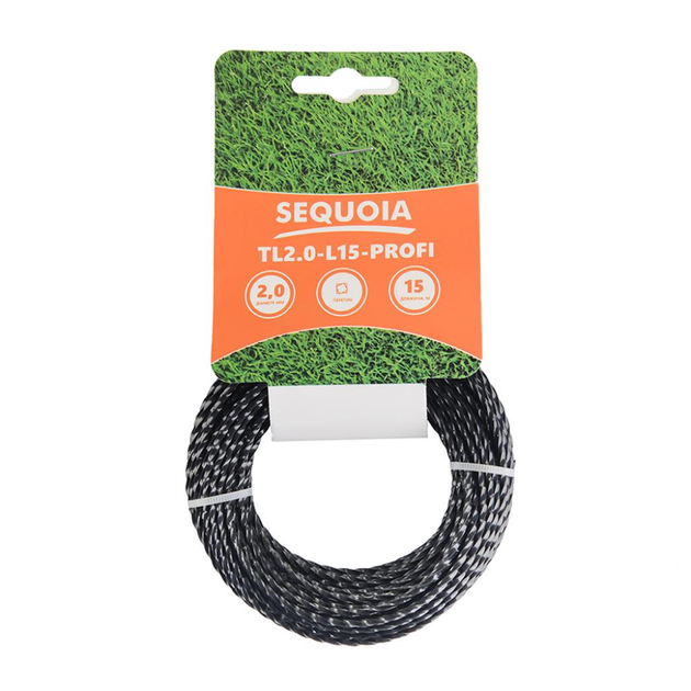 Косильна жилка кручена SEQUOIA TL2,0-L15-Profi d 2 мм 15 м (26074821)