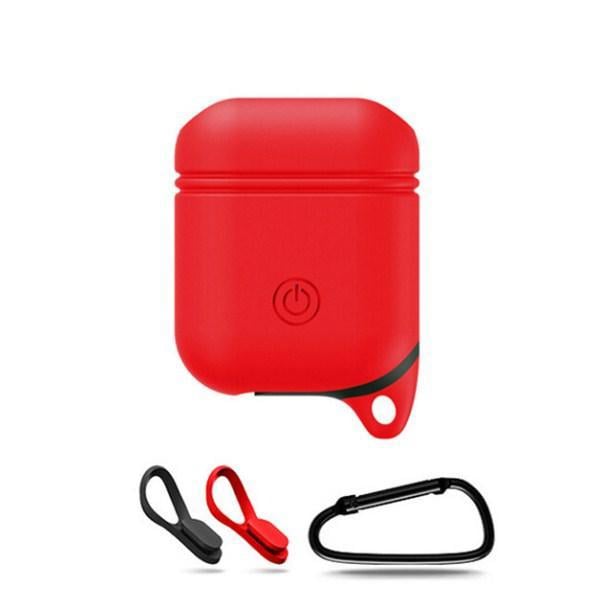 Cиликоновый чехол Primo Sherp для Apple AirPods Red (817273583)