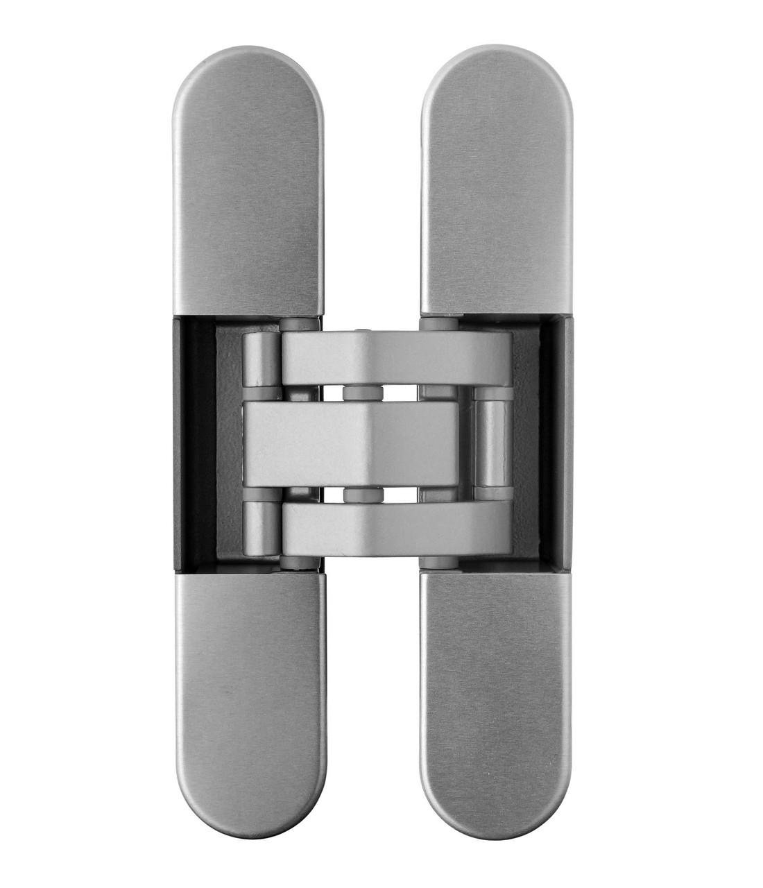 Петля скрытая 3D OTLAV Invisacta IN235 120x23 мм нейлоновый корпус с колпачками Хром матовый (IN235120V704) Петля скрытая 3D OTLAV Invisacta IN235 120x23 мм нейлоновый корпус с колпачками Хром матовый (IN235120V704)