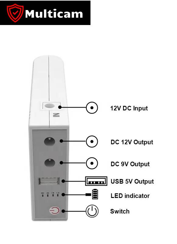 Акумулятор Multicam XS Uni 5 V/9 V/12 V 32,56 Вт/год - фото 3