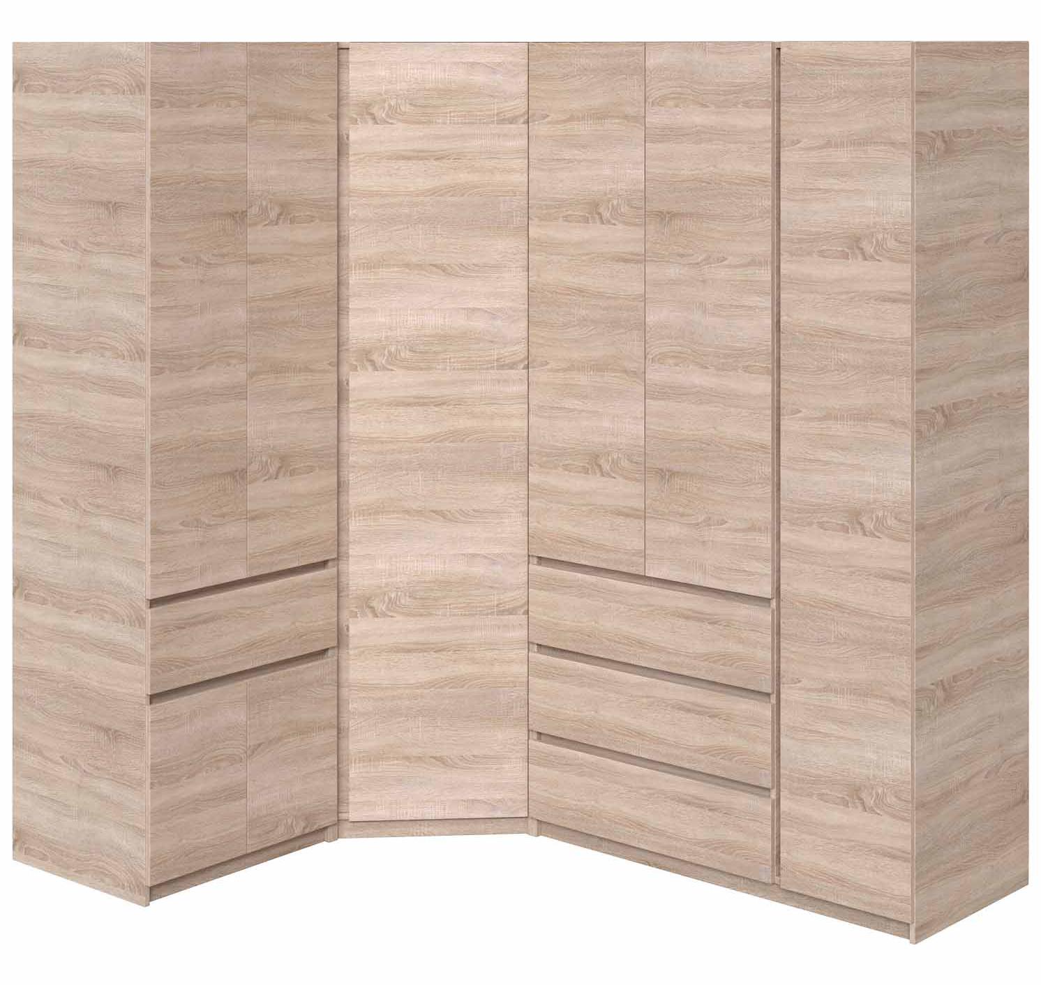 Шафа стінка кутова Майстер Форм Брайт 1450/2050х520х2000 мм Дуб сонома (32928) - фото 1 Шафа стінка кутова Майстер Форм Брайт 1450/2050х520х2000 мм Дуб сонома (32928) - фото 1