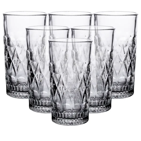 Набір склянок Lirmartur високих 6 шт. по 300 мл Прозорий